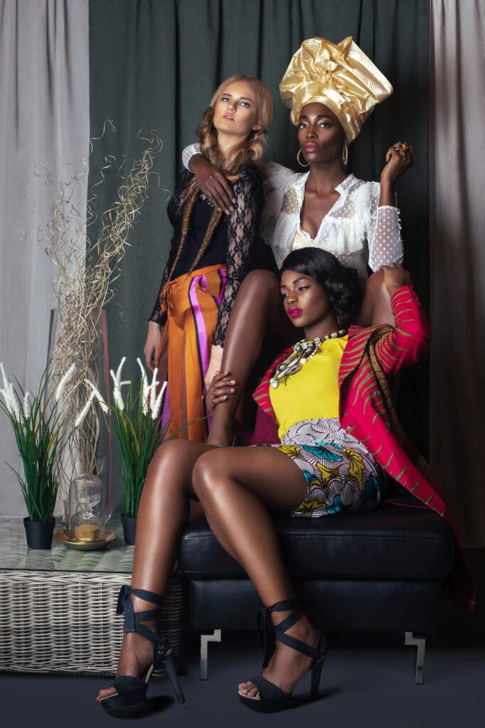 Portrait from the Pass The Crown fashion editorial