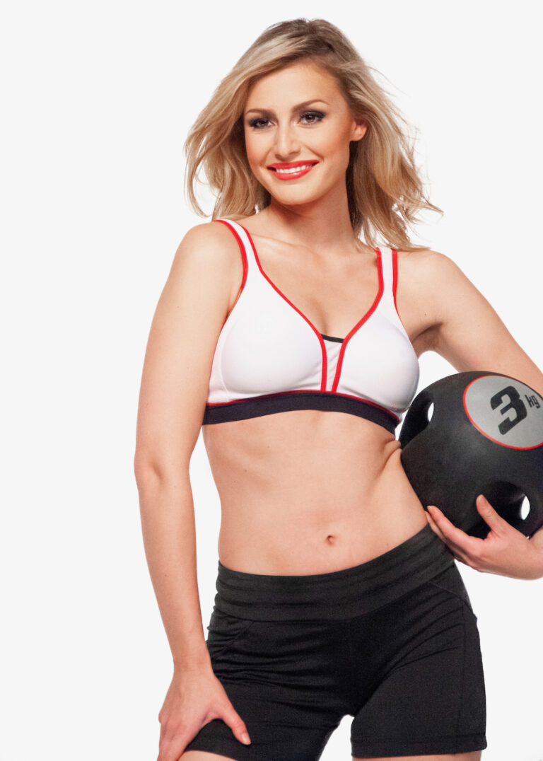 Athlete performing a circuit training exercise