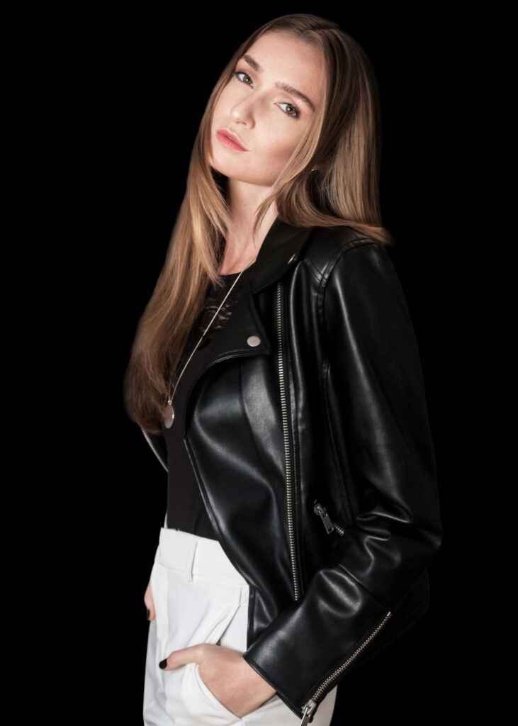 model portfolio photographer guiding model during inclusive shoot