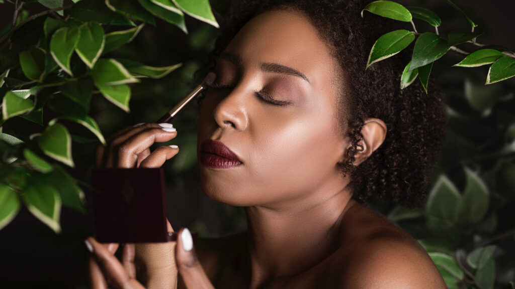 charlotte tilbury makeup application highlighting inclusive beauty editorial