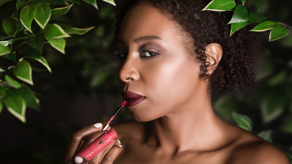 charlotte tilbury makeup application with soft glam beauty routine finish