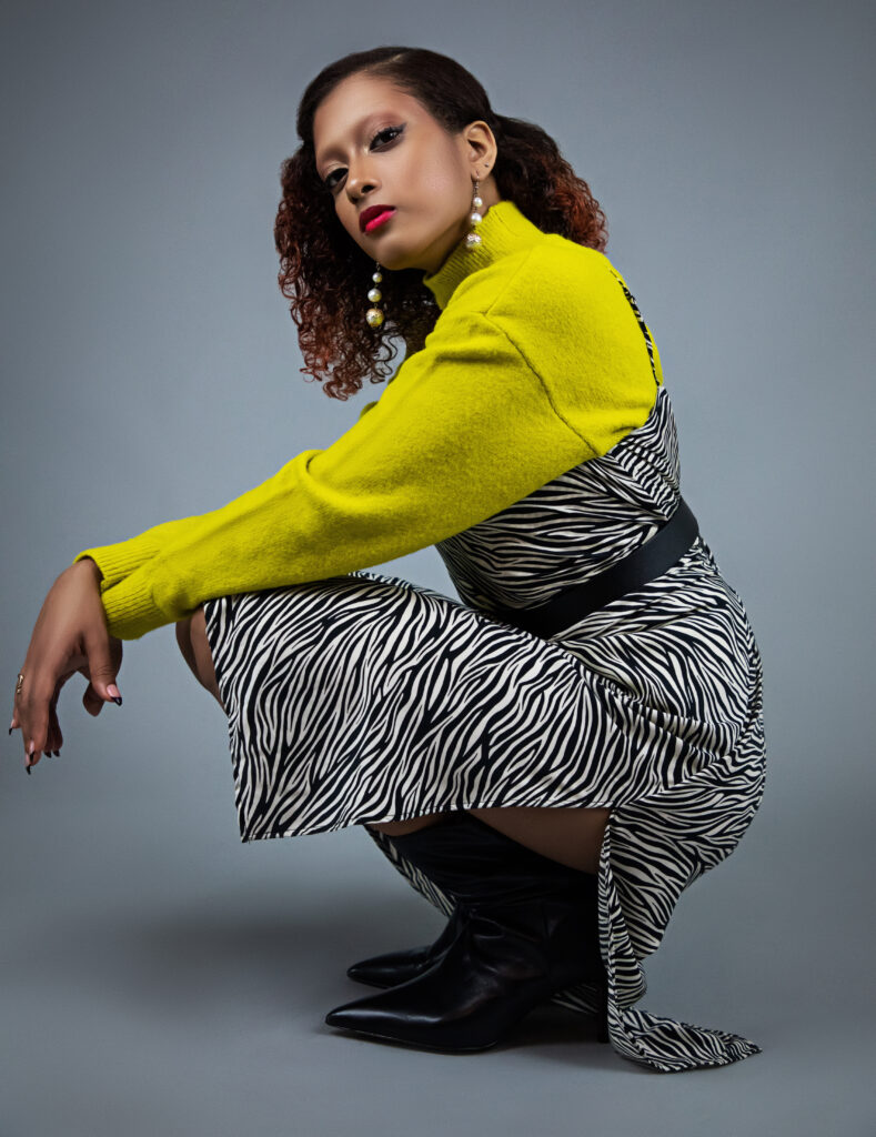 Model photographer collaboration during TFP photoshoot