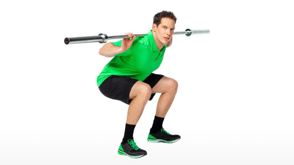 Back squat 1 Repetition Maximum assessment