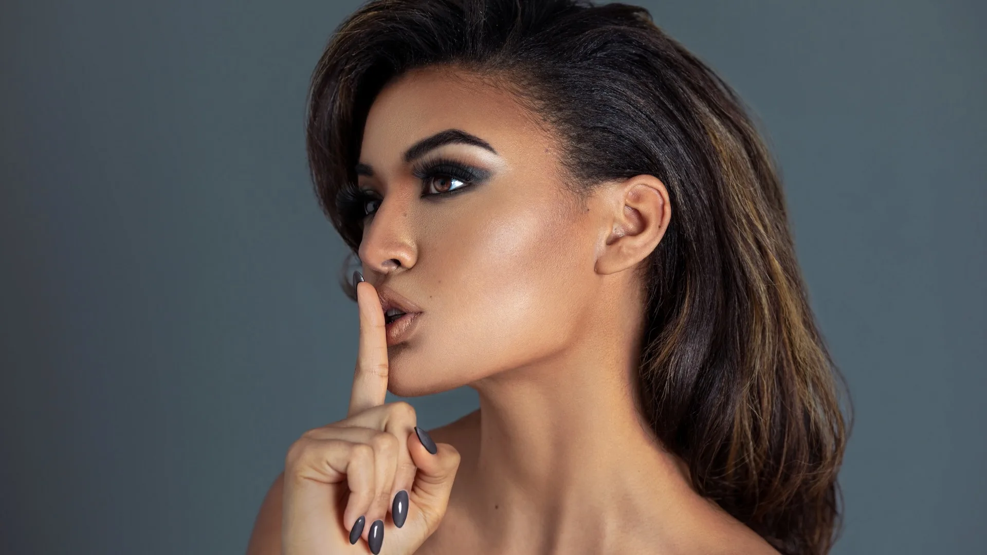 Assertive feminine beauty portrait closing the Luck Favors the Bold editorial