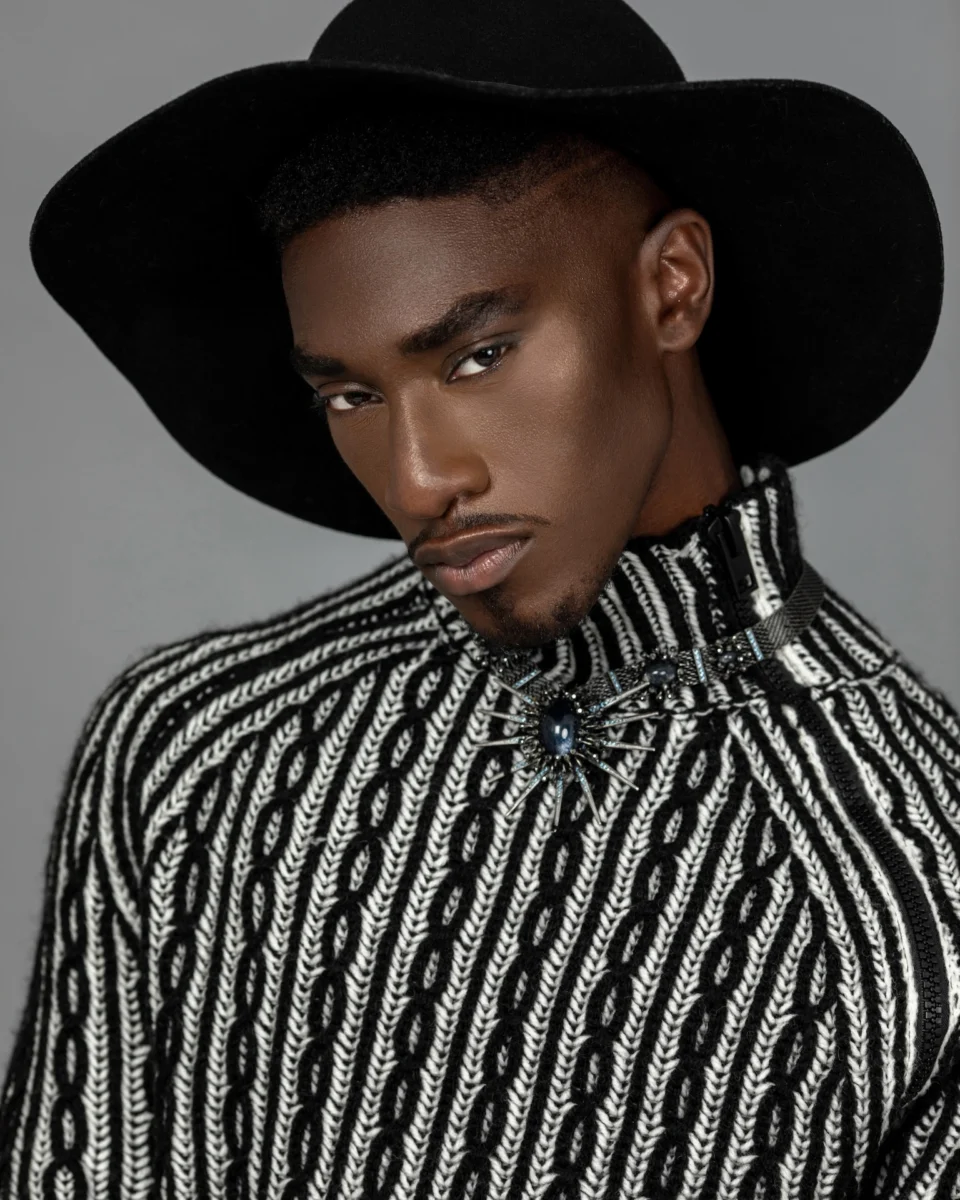 Fashion portrait from Pretty Boy Joy exploring fluid masculinity and self-expression